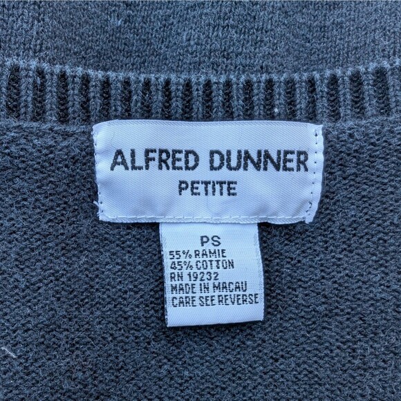 Alfred Dunner Safari Giraffe Sequin Embroidered Cardigan Sweater Petite S VTG - Picture 6 of 9